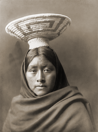Tohono O'odham Woman, 1907 by Edward Curtis
